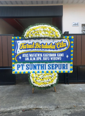 Papan Bunga Duka di Alasa